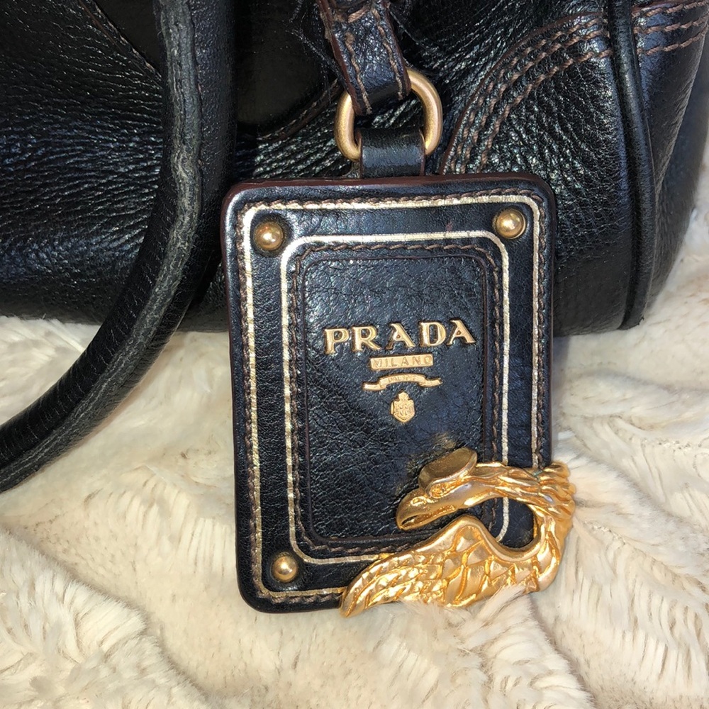 Vintage Prada Leather Purse - Picture 2 of 16